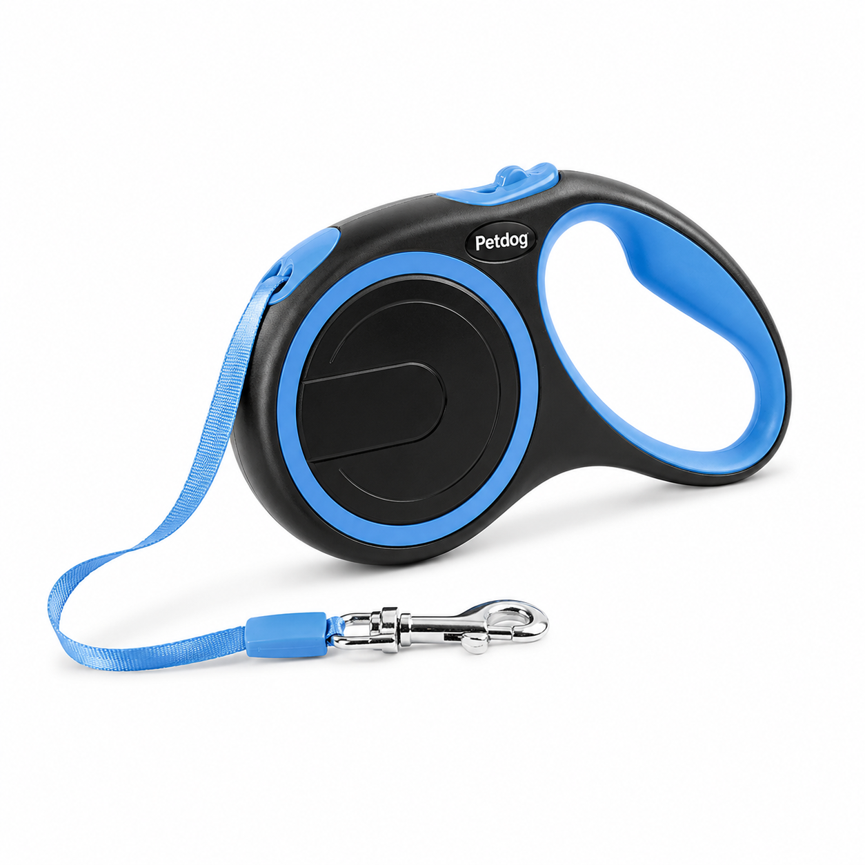 Retractable Dog Leash – Black & Blue 8m