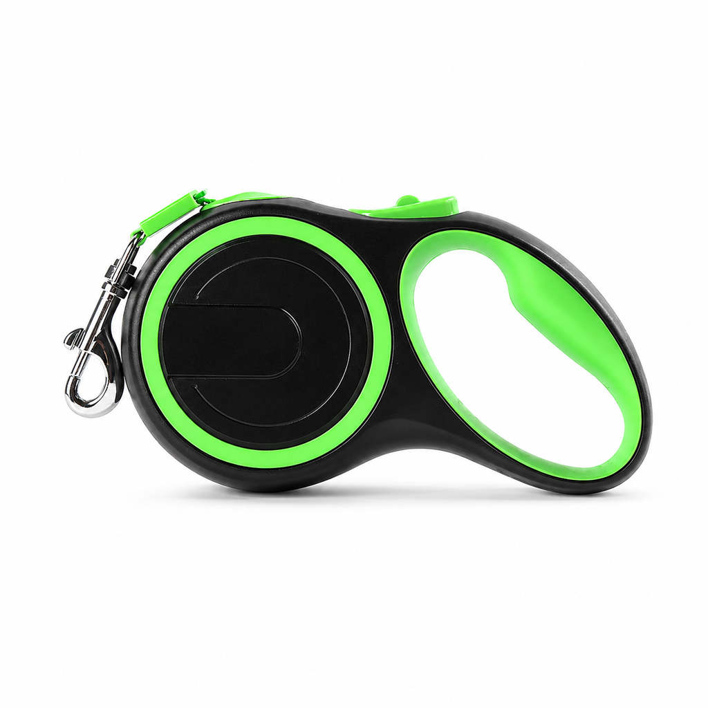 Retractable Dog Leash – Green Black 8m