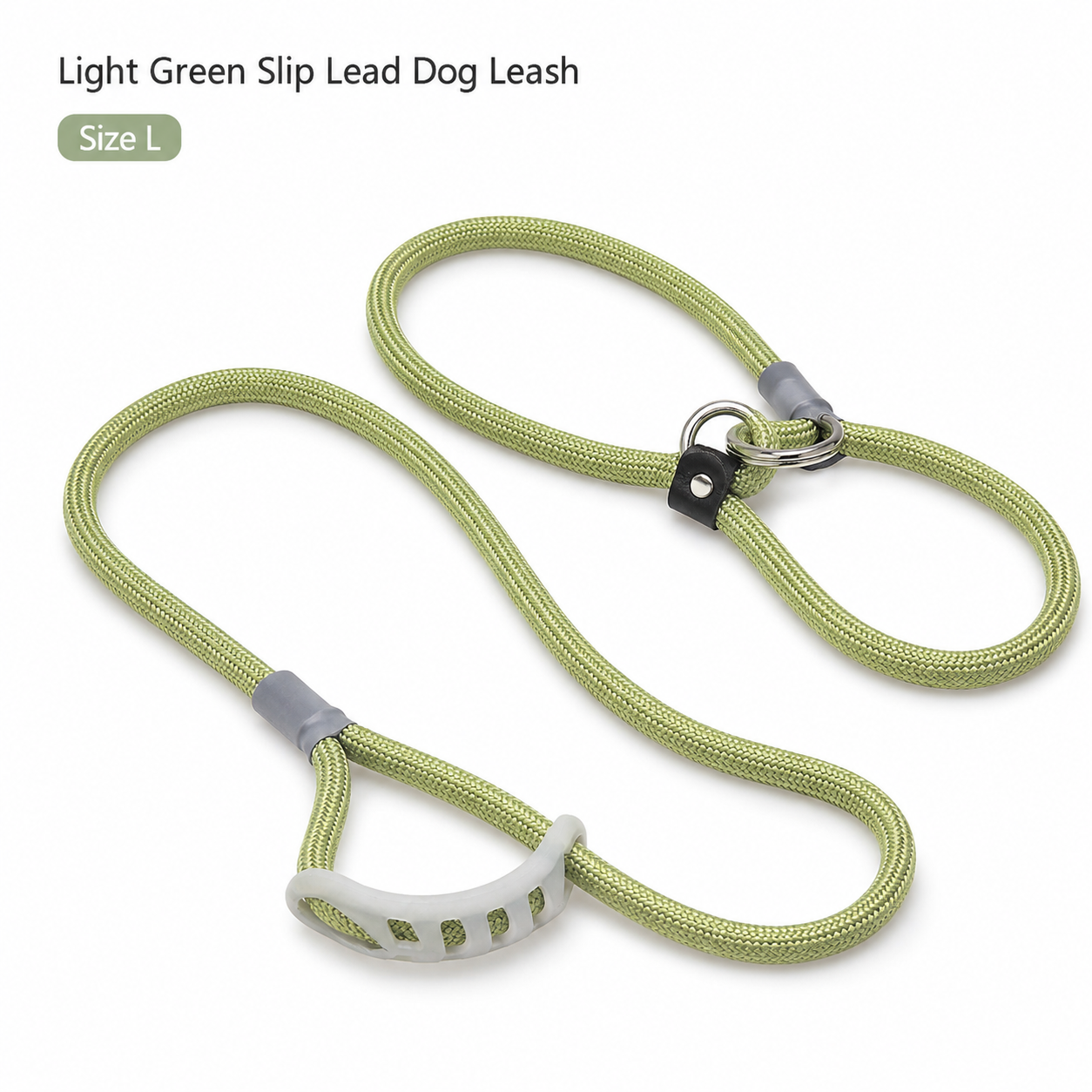 Adjustable Slip Rope Dog Leash – Green